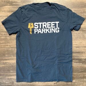 Street Parking Men's Navy Tee